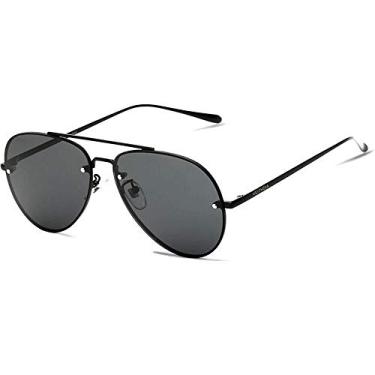 Imagem de Oculos de Sol Estilo Classico Aviador Militar Veithdia Espelhada 3811 (C2)