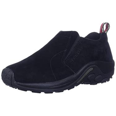 Imagem de Merrell Sapato masculino de couro sem cadarço, Meia-noite, 12 Wide