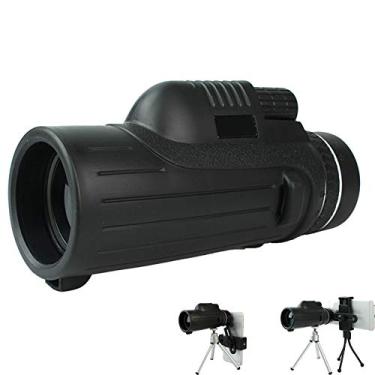 Imagem de Telescópio Monocular 40X60 telescópio óptico externo de alta potência, conectado ao prisma BAK4 do telefone móvel, adequado para observação de pássaros, concertos e caminhadas