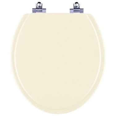 Imagem de Assento Sanitário Laqueado Soft Close Sabara Palha (Bege Claro) para vaso Icasa