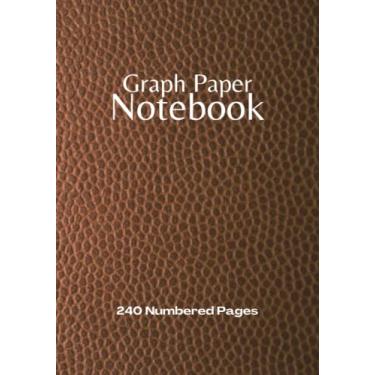 Imagem de Executive Graph Paper Notebook: Project Workbook with 240 Numbered Pages Quad Ruled 5 x 5 Graph Paper | 7" x 10" Executive Size | PLUS 20 Lined Pages | For Ideas, Notes, Sketches