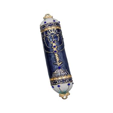 Imagem de Generic Capa artesanal de mezuzá judaica, enfeite de porta de liga de zinco artesanal para decoração de casamento multifuncional, 13x2.5x1.5cm