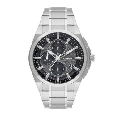 Imagem de Relógio Masculino Prata Orient Cronógrafo Data Lançamento+