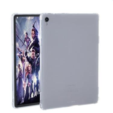 Imagem de Qiawum Capa para tablet CHUWI 2023 HiPad Plus de 28 cm, capa ultrafina de TPU macio e transparente para tablet CHUWI HiPad Plus de 28 cm, capa traseira transparente para CHUWI HiPad Plus