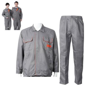 Imagem de Conjunto Uniforme EPI Listra Refletiva Profissional Segurança do Trabalho Industrial Mecanico Eletricista Obra Construçao Civil