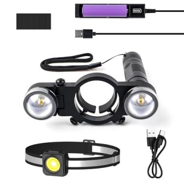 Imagem de YUZES 2 peças de luz de pistola de pintura automotiva com carregador, modos de luz ajustáveis e níveis de brilho, garante pulverização uniforme, luz de pistola de tinta universal Spary para