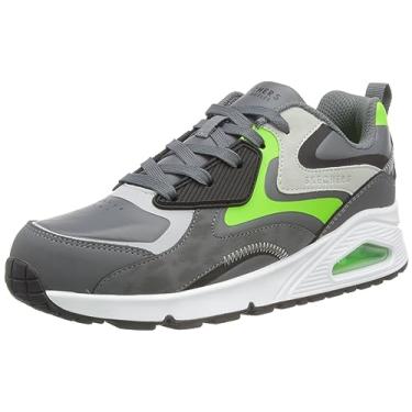 Imagem de Skechers Uno Gen1 Color Surge para meninos, Carvão/Limão, 18