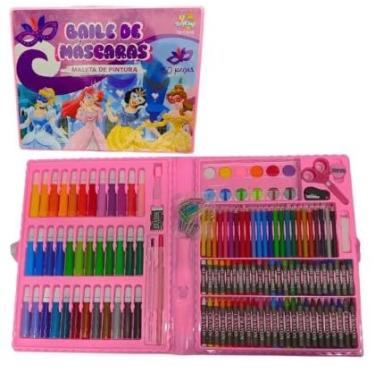 Imagem de Kit Maleta De Pintura Baile De Máscaras 150 Peças TK-CR16