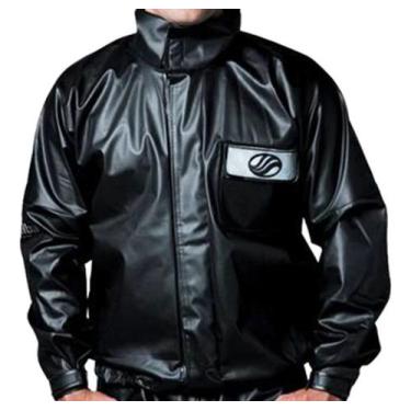 Imagem de Par Roupa Chuva Motoqueiro Europa Alba, Preto, GG/G