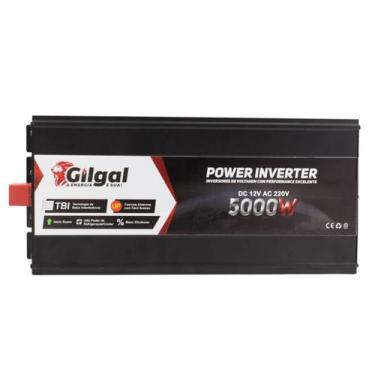 Imagem de Inversor 5000W Conversor Entrada 12V Saida 220V Transforma - Gilgal
