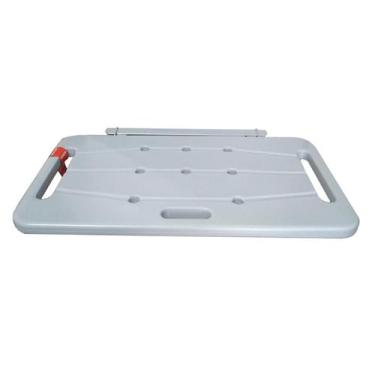 Imagem de Banco Parede Articulado Movel Compacto Banho Idoso 50x42cm - Levevida