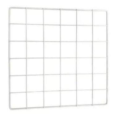 Imagem de 02 Telas Aramadas 60 Cm X 60 Cm + 04 Conectivos Em T - Rose, Branco
