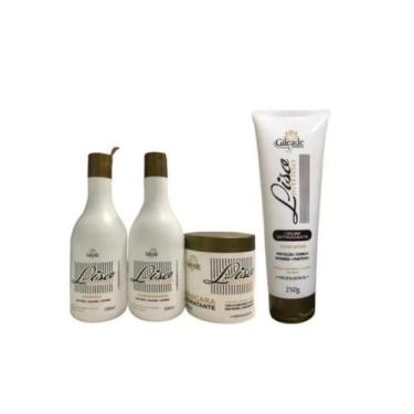 Imagem de Kit Liso Intenso Gileade Cosméticos 500ml Pós Progressiva 4p Uso Diári