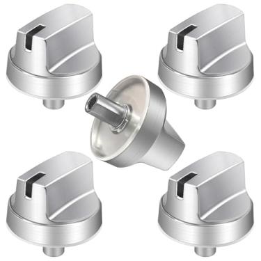 Imagem de WB03X29315 Puxador de substituição GE Cooktop Knob de substituição para GE Part AP6327765 4585907, botão de substituição para fogão GE Burner JGP5036SL1SS JGP5030SL1SS JGP5030SL1SS JGP5030SL2SS,