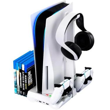 Imagem de Base de Carregamento compativel para 2 Controles Dualsense de Playstat