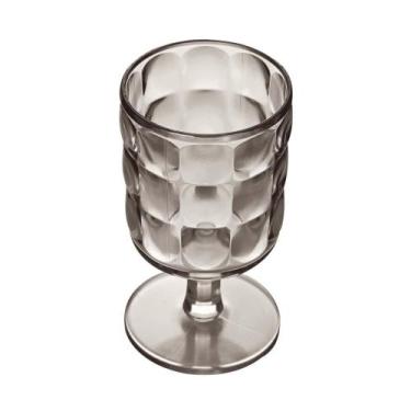 Imagem de Taca Bubble em acrilico 340ml D8,5xA14,5 cor fume - L Hermitage