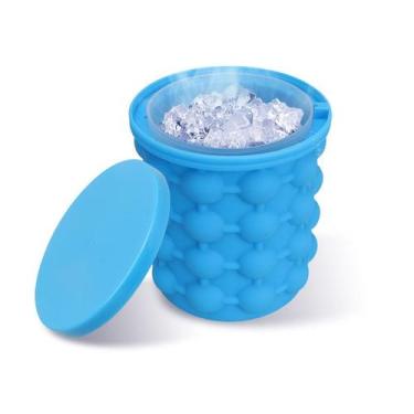 Imagem de Balde Forma De Gelo Silicone Ice Magic Cube - Wincy - ice cube