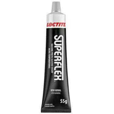 Imagem de COLA SILICONE PRETO LOCTITE 55G SUPERFLEX C/12UN para SILICO