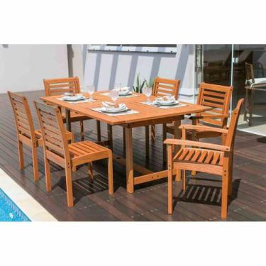 Imagem de Mesa Alongável Mestra Ipanema Retangular 180/235 x 110 cm Mestra Móvei