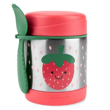 Imagem de Pote Térmico com Talher Spark Style Morango Skip Hop