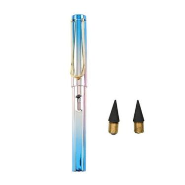 Imagem de Lápis Infinito Metalizado Colorido Com Borracha E Ponteiras - Casa Voi