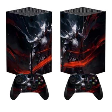 Imagem de PlayVital Silver Knight Custom Vinyl Skins for Xbox Core Wireless Controller, Wrap Decal Cover Stickers for Xbox Series X Console Controller