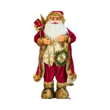Imagem de Boneca Papai Noel de 30cm - Decoração de Natal e Ano Novo para Casa e 