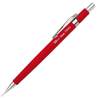 Imagem de Lapiseira Pentel Sharp P200 0.3 mm Vermelho 3 - FR
