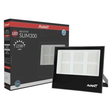 Imagem de Refletor Led Slim 300W 6500K 22500Lm 120º Ip65 Bivolt Avant, 110V/220V