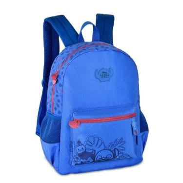 Imagem de Mochila de Costas Stitch Juvenil Disney Ohana Escolar/Passeio Reforçad