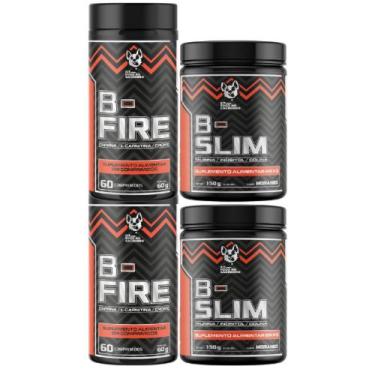 Imagem de Combo de Suplementos 2x Kit B Fire + B Slim - Kit fogo no cachorro, Mo