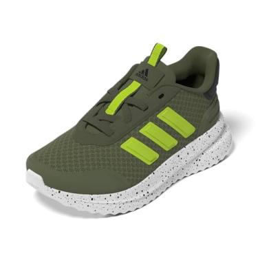 Imagem de adidas Tênis esportivo unissex infantil X_PLR Path, Olive Strata/Solar Slime/Preto, 1 Little Kid