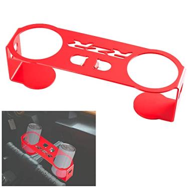 Imagem de Suporte de copo Kihor Polaris RZR Garb Bar, alça de passageiro compatível com Polaris RZR 900/570/800/XP 1000/XP Turbo, vermelho