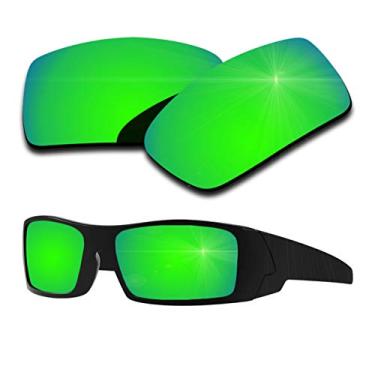 Imagem de Lentes polarizadas de reposição para Oakley Gascan 1,8 mm de espessura, antiarranhões, ajuste bem – várias opções, Green Mirrored Coating, 0
