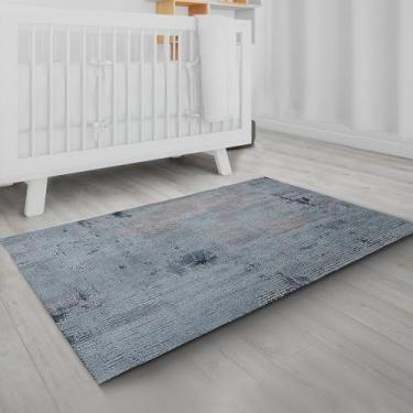 Imagem de Tapete Istambul Decorativo com Relevo, 200x250 cm, Cinza, para Sala e Quarto