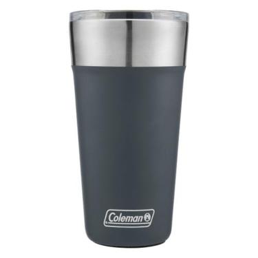 Imagem de Copo Térmico Para Cerveja Com Tampa 600ml Coleman Aço Inox Azul