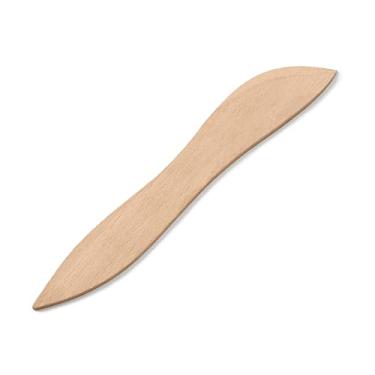 Imagem de PRO&Family Espalhador de geleia de manteiga para alimentos espalhador de cabo de madeira faca de madeira espalhador de geleia faca de geleia faca de geleia pás de manteiga espalhador de nutella (leve)