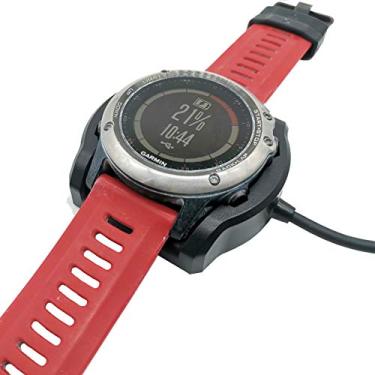 Imagem de JIUJOJA Para Garmin Fenix 3/Fenix 3 Hr/Quatix 3/Tactix Bravo Carregador Dock De Carregamento Cabo De Dados De Sincronização 120Cm/3,93 Ft Comprimento Do Cabo Para Fenix 3 Heart Smart Watch