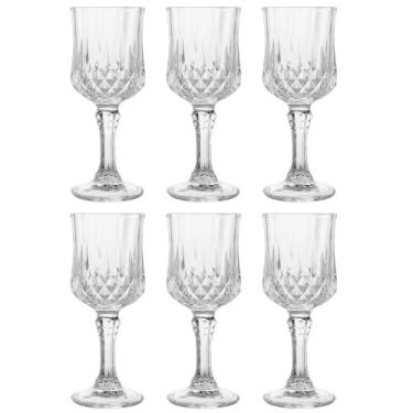 Imagem de Conjunto de 6 Taças para Licor de Vidro Diamond 60ml - Lyor