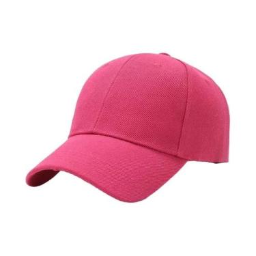 Imagem de Boné Snapback Ajustável Unissex - Estilo Hip Hop Streetwear, Rosa verm