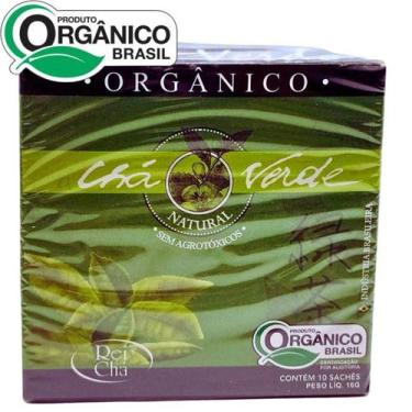 Imagem de CHÁ VERDE Camélia Sinensis 10 sachês orgânico Campo verde