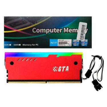 Imagem de Memoria 16Gb Ddr4 3200 Cl22 1.2v Desktop C/ Dissipador RGB GT16G3200L2