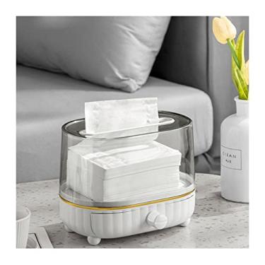 Imagem de Caixa de suporte de lenços caixa de papel toalha de luxo, sala de estar, controle remoto multifuncional criativo de alta qualidade, caixa de papel de guardanapo de restaurante estojo de suporte de