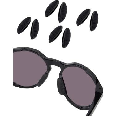 Imagem de Bowyer 4 pares de almofadas de nariz de substituição compatíveis com óculos de sol Oakley Clifden OO9440 / Forager OO9421 / Plazma OO9019 / Plazma Asian Fit OO9019A - Preto