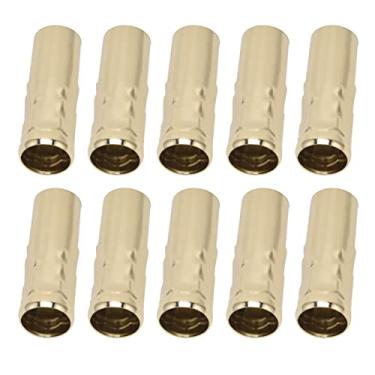 Imagem de Suporte de Velas, Suporte de Velas, Cilindro, 10 Peças, E14, Tubo de Metal, Pilar, Suporte de Velas para Casa, Lustres de Cristal, Luzes de Velas (Ouro)
