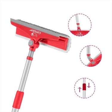 Imagem de MOP Rodo Magico Limpa Vidros 2 EM 1 Com Haste Flexivel Condor