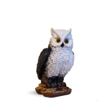 Imagem de Estátua Coruja Espanta Pombos Pardal Maritaca Morcego Pintura Exclusiv