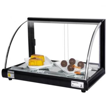 Imagem de A-VF47 - Vitrine fria Alfa 47cm Preta com 8 Gelo-X - Bivolt - Omega