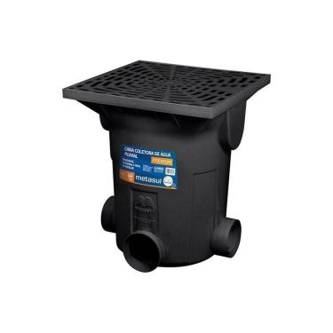 Imagem de Caixa Coletora De Agua Pluvial 41,2 Litros Preta Metasul