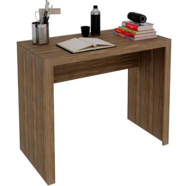 Imagem de Mesa para Escritório Escrivaninha 90 cm - Tecnomobili, Nogal